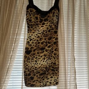 Animal print dress